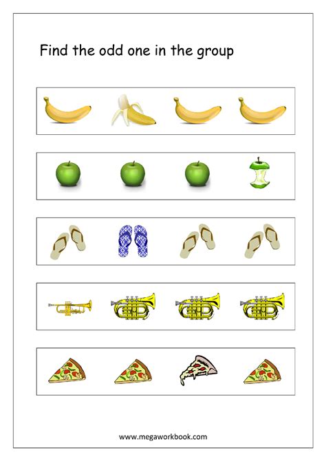 odd one out esl|odd one out worksheets printable.